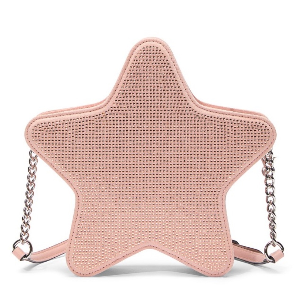 Victoria’s Secret Star Crossbody Bag Rose Gold Rhinestone - Picture 2 of 5
